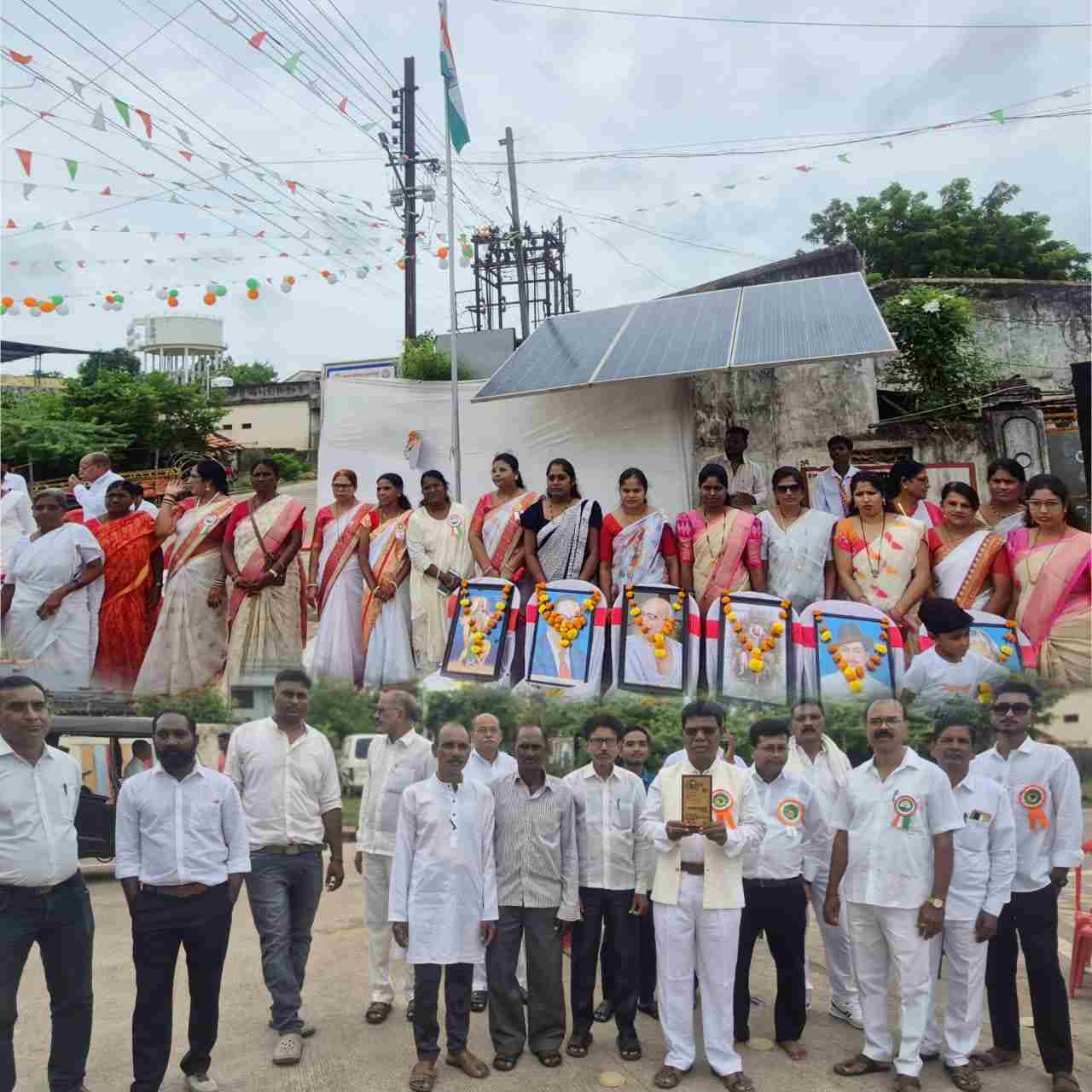 वार्ड एकता ग्रुप ने मनाया 80 वा स्वतंत्र दिवस